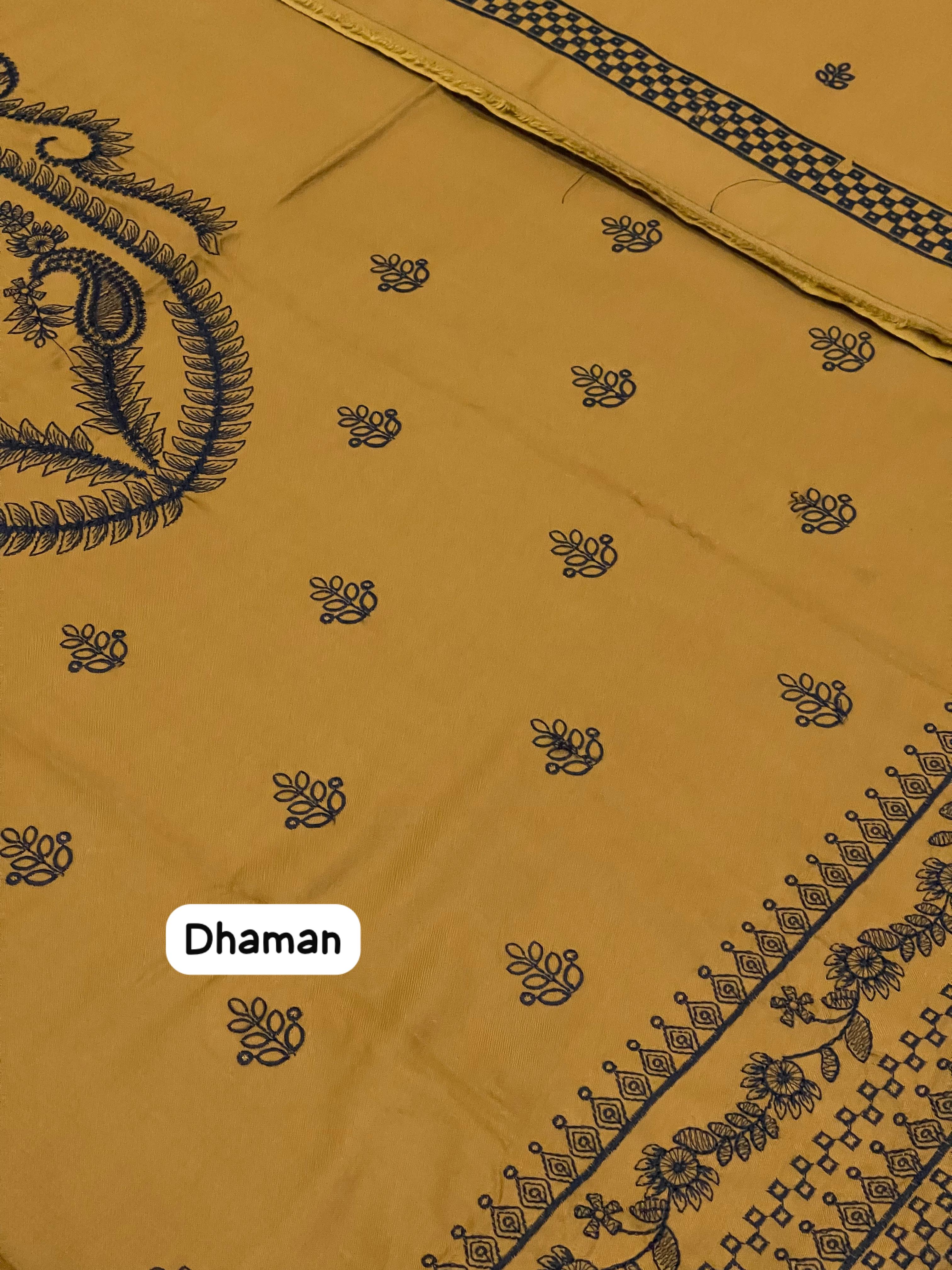 BRAND [ URGE ] FABRIC [ PREMIUM DHANAK ] 3 PIECE [ UNSTITCHED ] WINTER COLLECTION