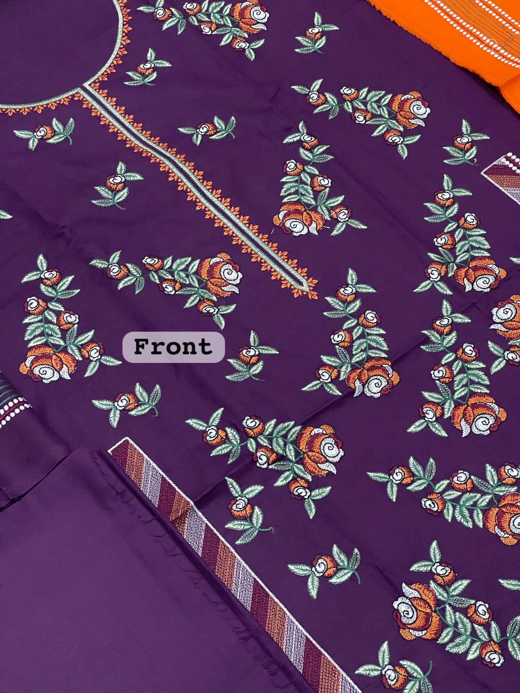 BRAND [ HUSSAIN REHAR ] FABRIC [ PURE DHANAK ] 3 PIECE UNSTITCHED  WINTER COLLECTION