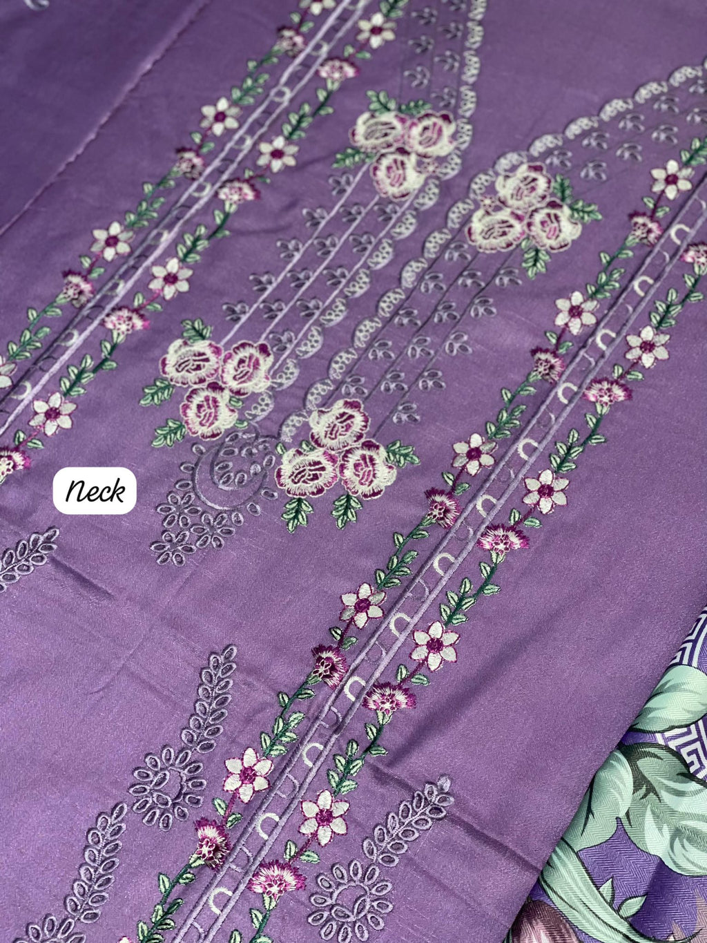 BRAND [ Z.ONIYA ] FABRIC [ DHANAK ] 3 PIECE [ UNSTITCHED ]
