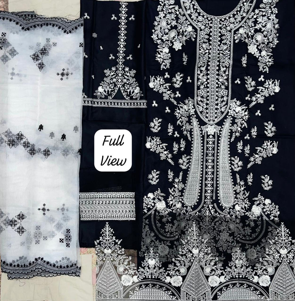 BRAND [ ZARA SHAHJAHAN ] FABRIC [ PREMIUM DHANAK ] 3 PIECE [ UNSTITCHED ] WINTER COLLECTION