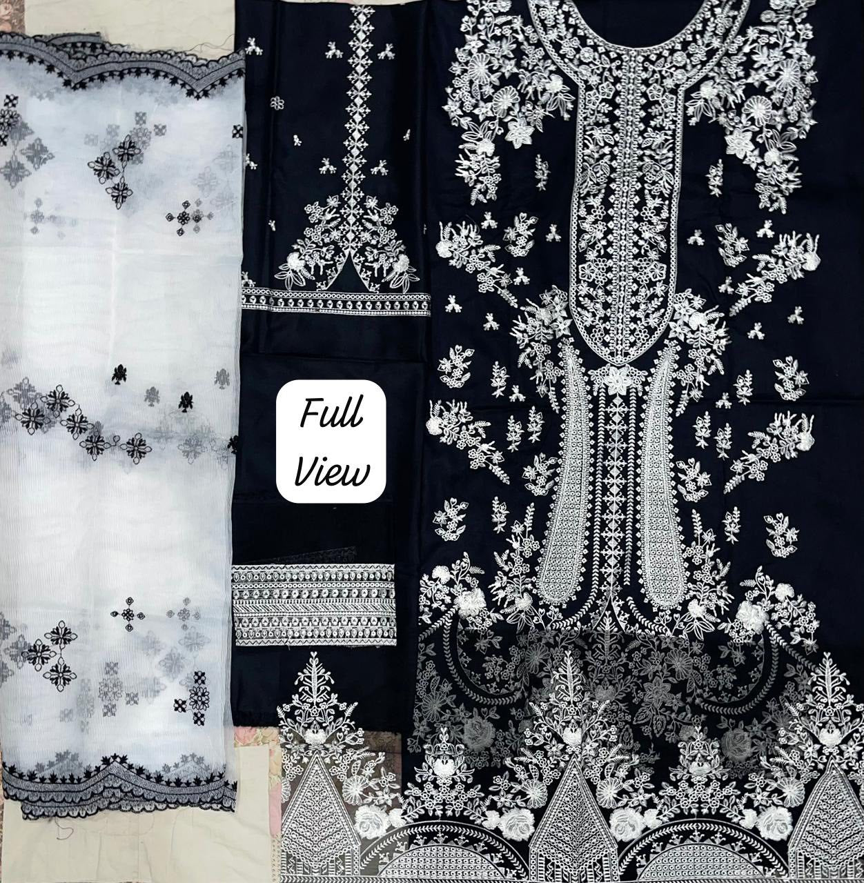 BRAND [ ZARA SHAHJAHAN ] FABRIC [ PREMIUM DHANAK ] 3 PIECE [ UNSTITCHED ] WINTER COLLECTION