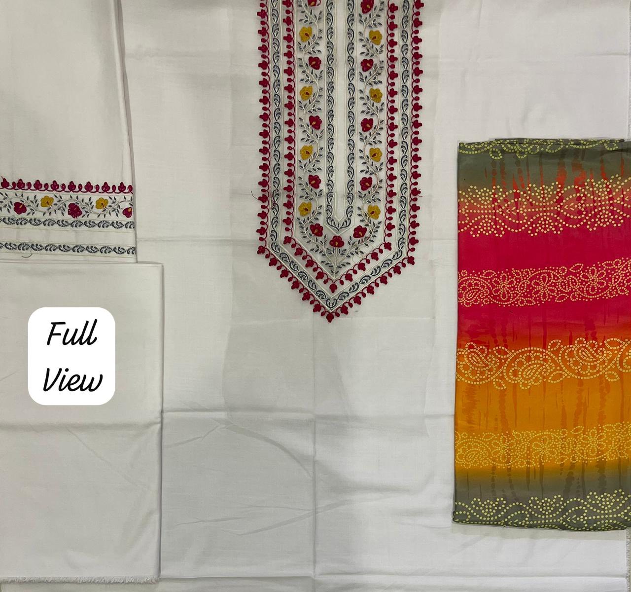 BRAND [ A SLING ] FABRIC  [ DHANAK ] 3 PIECE [ UNSTITCHED ] WINTER COLLECTION