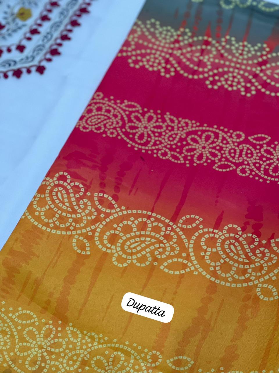 BRAND [ A SLING ] FABRIC  [ DHANAK ] 3 PIECE [ UNSTITCHED ] WINTER COLLECTION