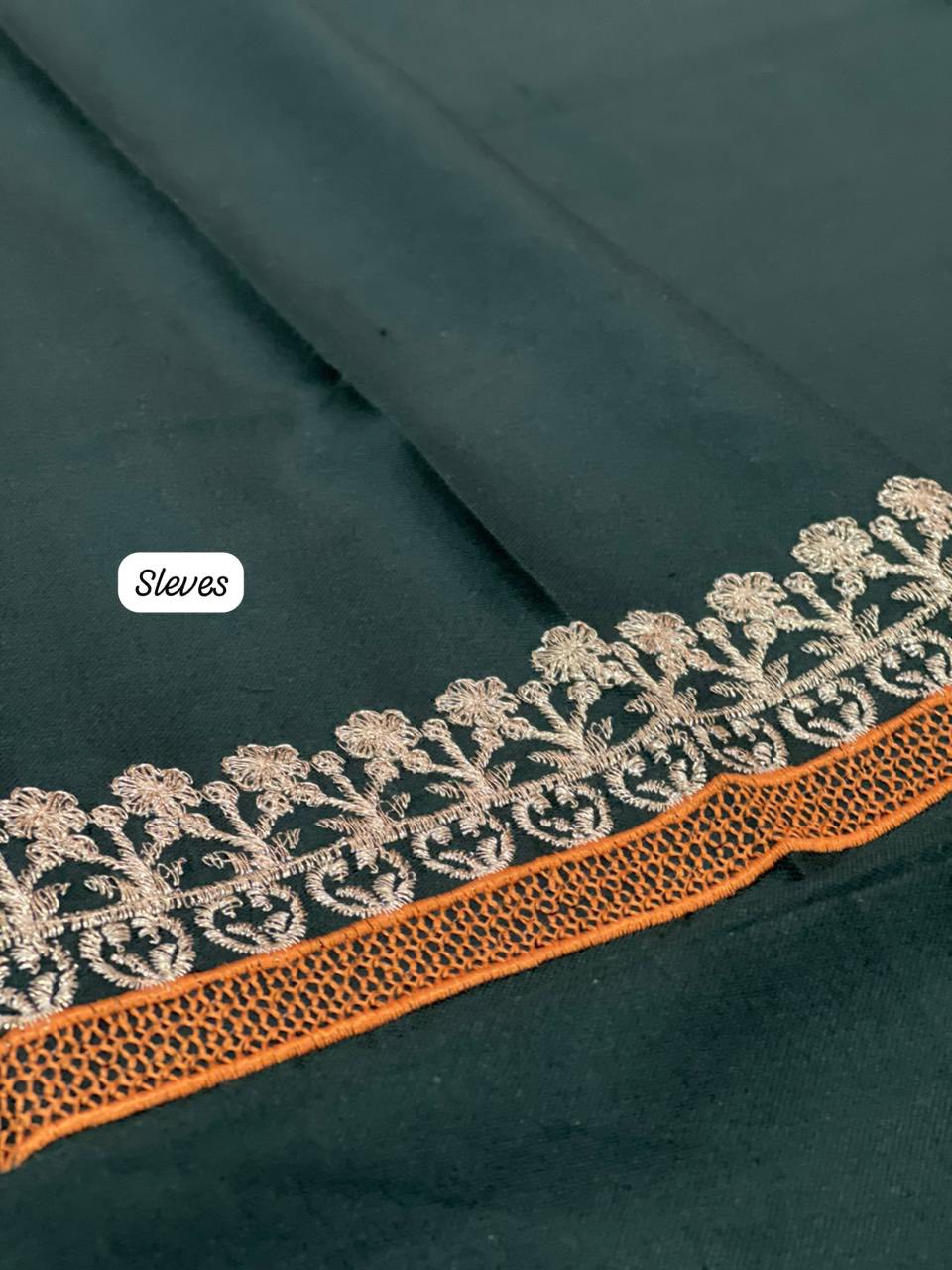 BRAND [ BAREEZE ] FABRIC  [ EMBROIDERED DHANAK ] 3 PIECE [ UNSTITCHED ] WINTER COLLECTION