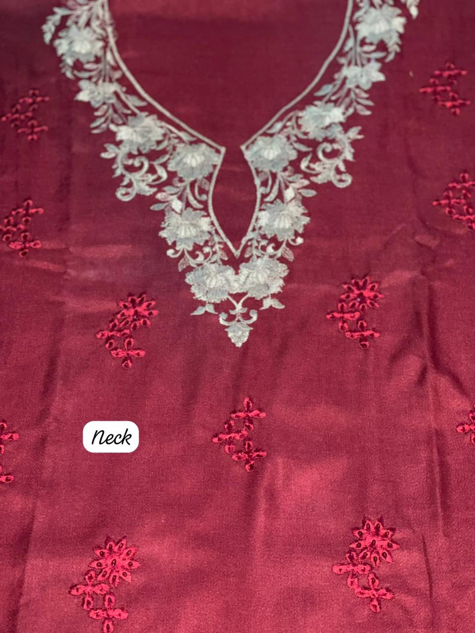 BRAND [ IZEL ] FABRIC [ PREMIUM DHANAK ]  3 PIECE [ UNSTITCHED ]