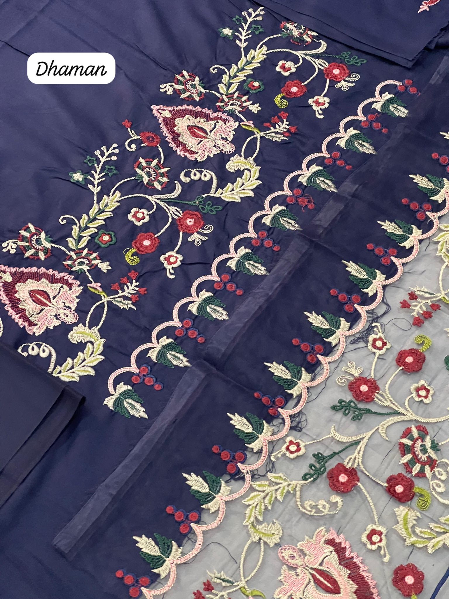 BRAND [ COCO ]  FABRIC [ Premium Dhanak ] 3 PIECE [ UNSTITCHED ] WINTER COLLECTION