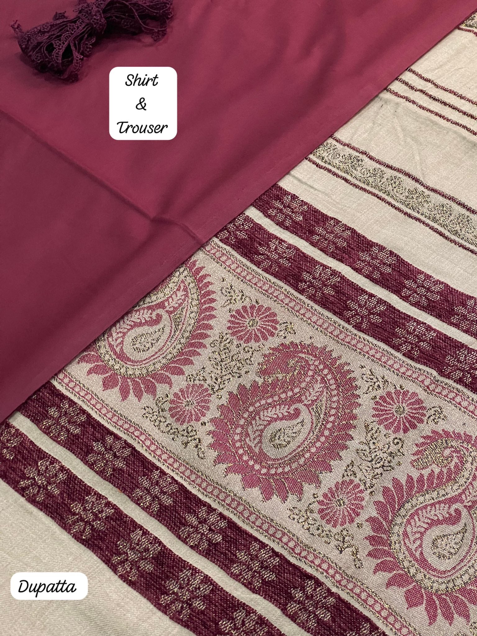FABRIC [ DHANAK MARINA ] 3 PIECE [ UNSTITCHED ] WINTER COLLECTION