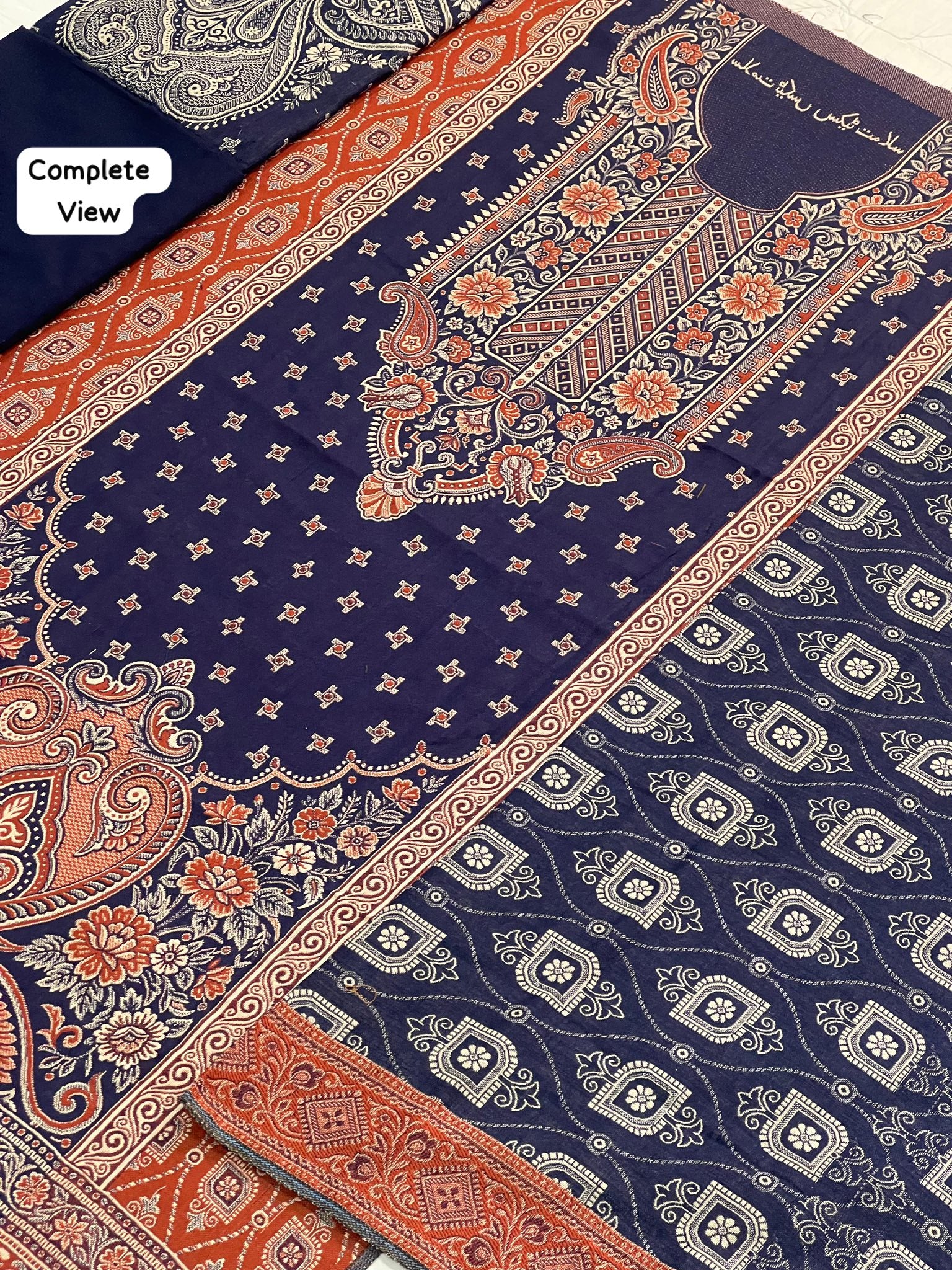• FABRIC [ KASHMIRI WOOL ] • 3 PIECE [ UNSTITCHED ] • WINTER COLLECTION