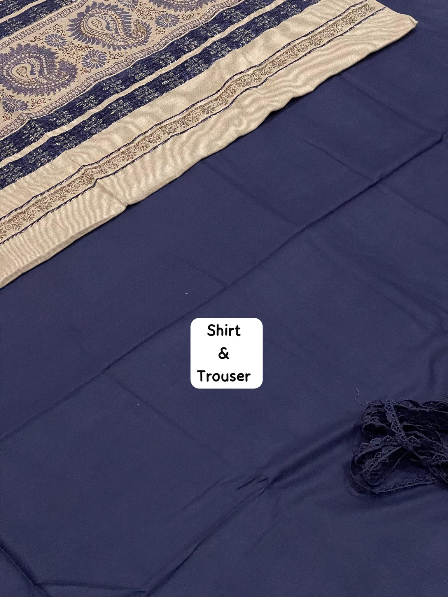 FABRIC [ DHANAK MARINA ] 3 PIECE [ UNSTITCHED ] WINTER COLLECTION