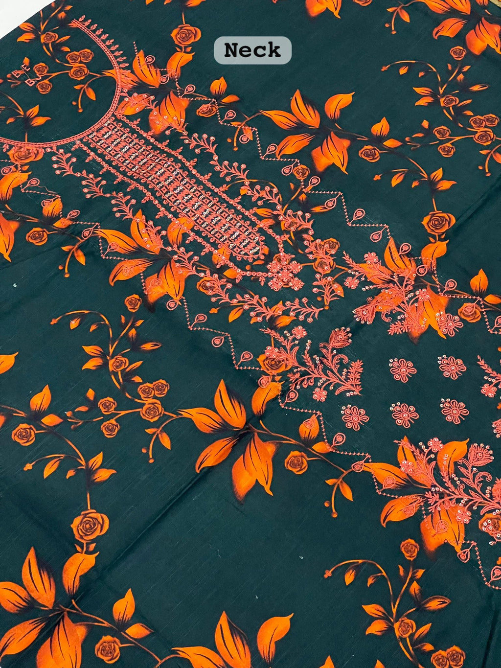 Brand : Asifa Nabeel Fabric : Khaddar 3 Piece Unstitched Winter Collection