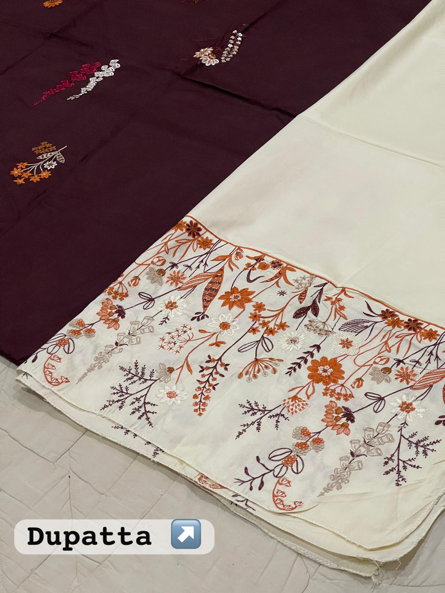 Brand : ZARA SHAHJAHAN Fabric : Premium Dhanak 3 Piece Unstitched Winter Collection