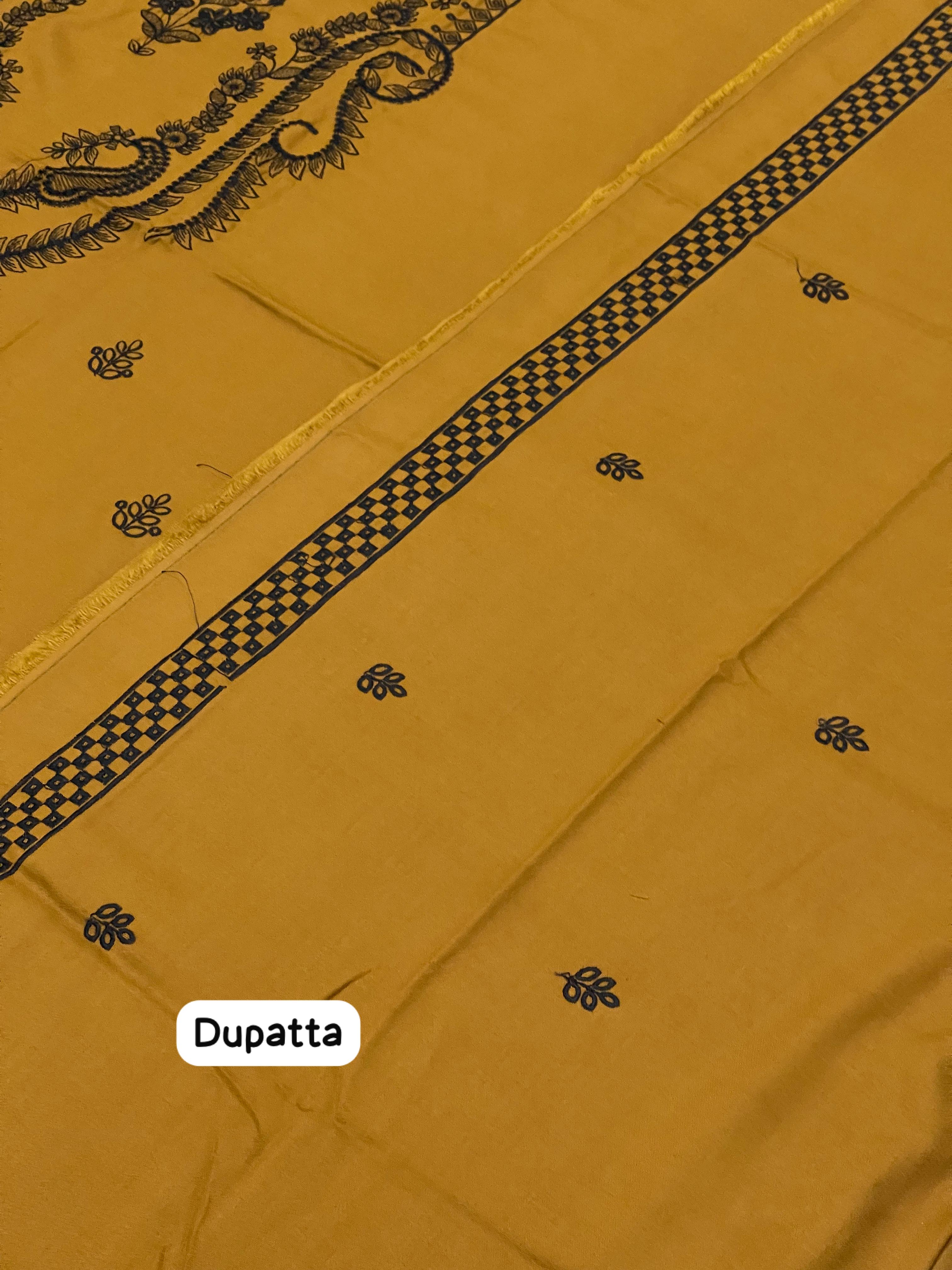 BRAND [ URGE ] FABRIC [ PREMIUM DHANAK ] 3 PIECE [ UNSTITCHED ] WINTER COLLECTION