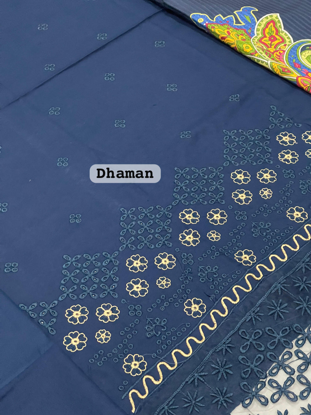 BRAND [ JAZMIN ] FABRIC [ BEST QUALITY DHANAK ] 3 PIECE UNSTITCHED  WINTER COLLECTION