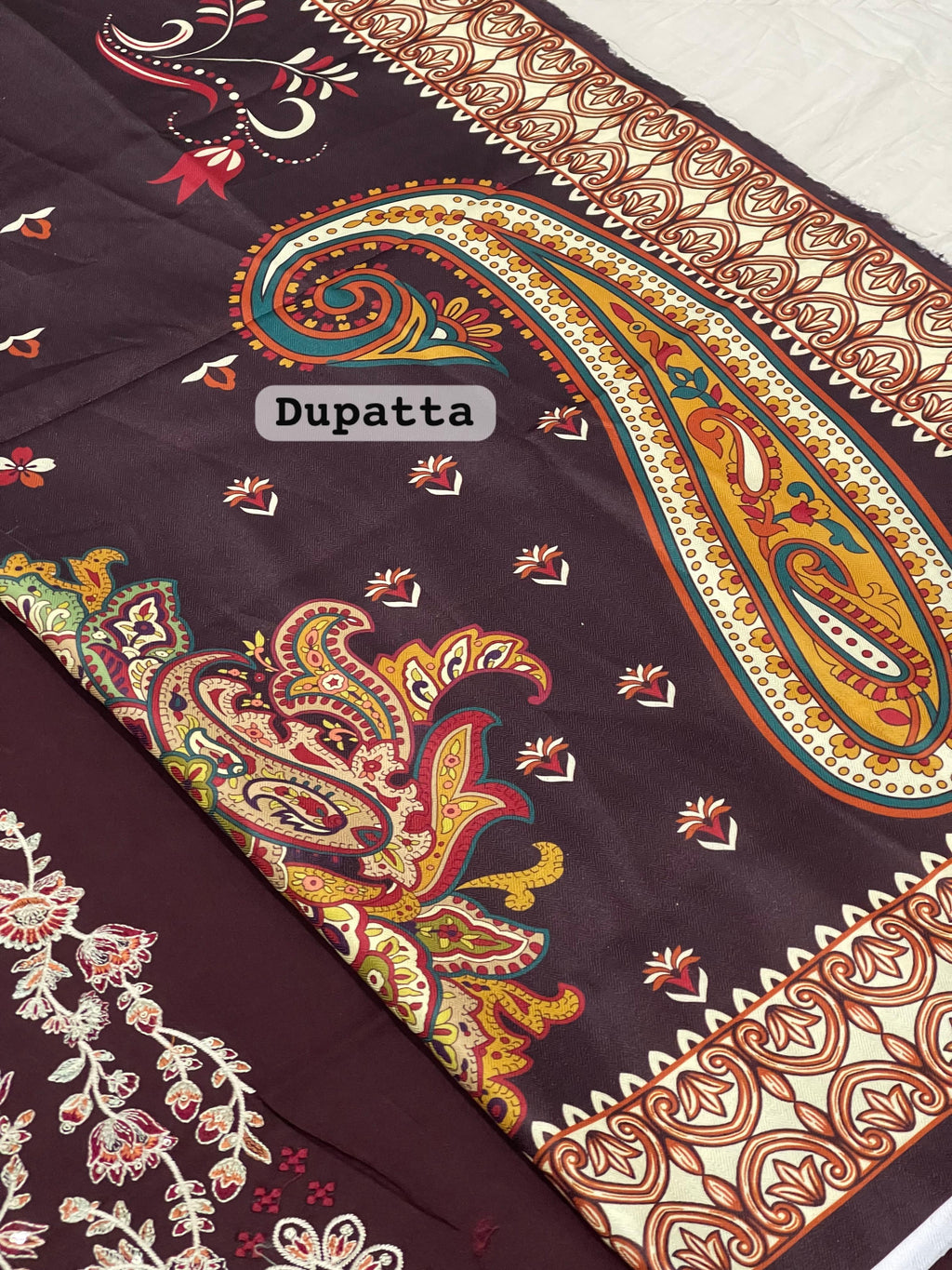 BRAND [ Aneela's Collection ] FABRIC [ BEST QUALITY DHANAK ] 3 PIECE [ UNSTITCHED ] WINTER COLLECTION